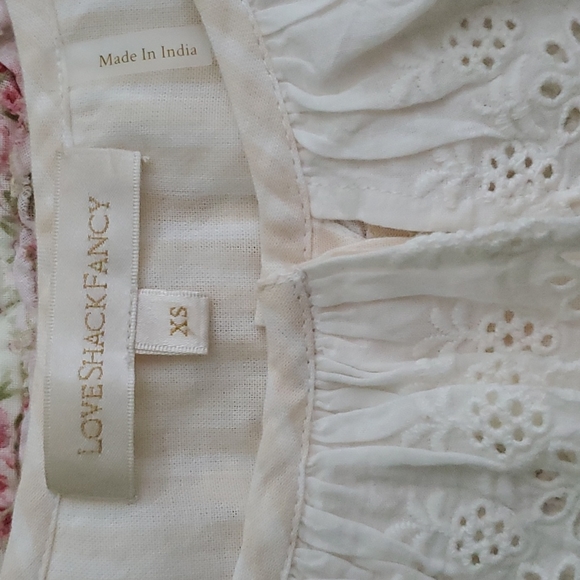 Loveshackfancy Tiana ruffle angel top blouse XS - Picture 8 of 16